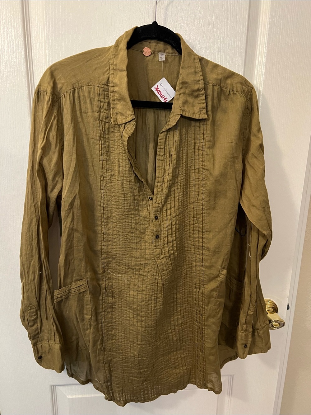 FP One Long Sleeve Pullover In Olive Green NWT Size XS